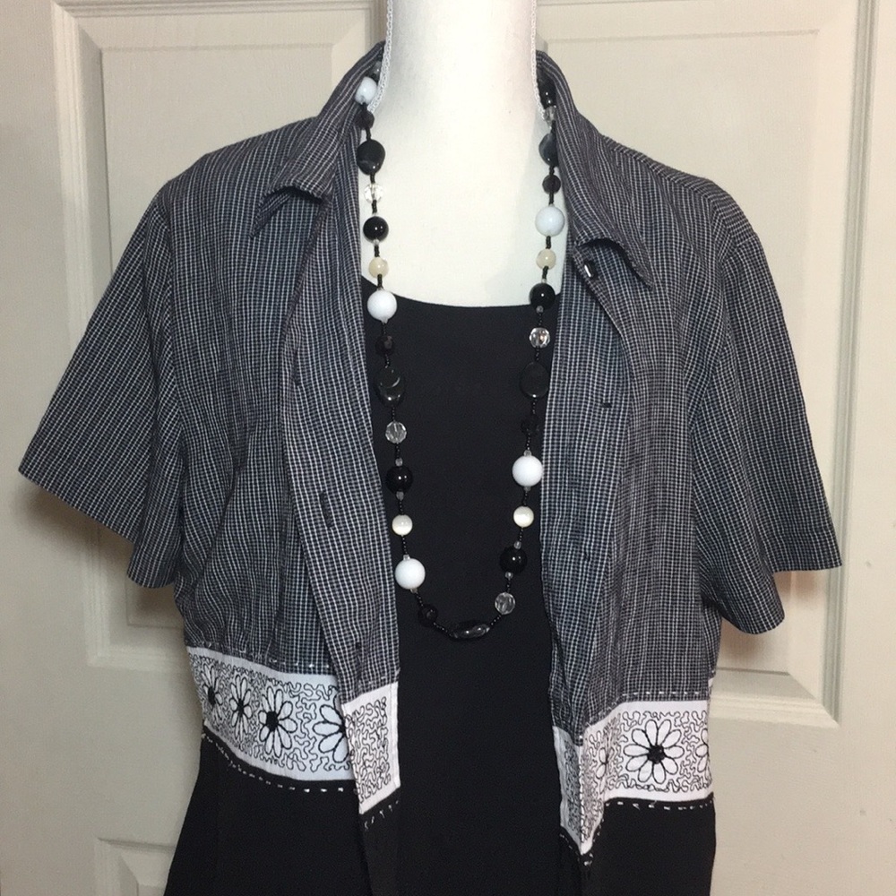 🖤ERIKA🖤TWO PIECE WOMEN’S BLACK DRESS